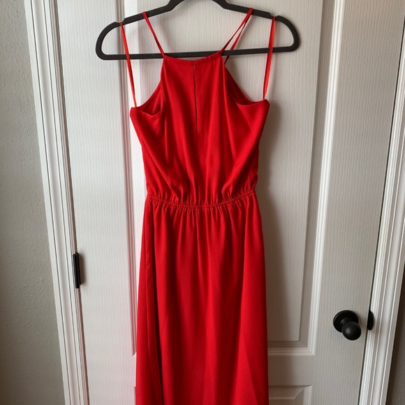 Gianni Bini Red Halter Maxi Dress - Picture 2 of 4